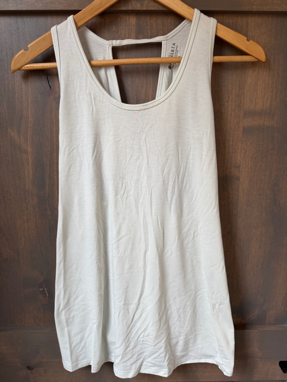 Athleta Light Green Tie Back Tank Top